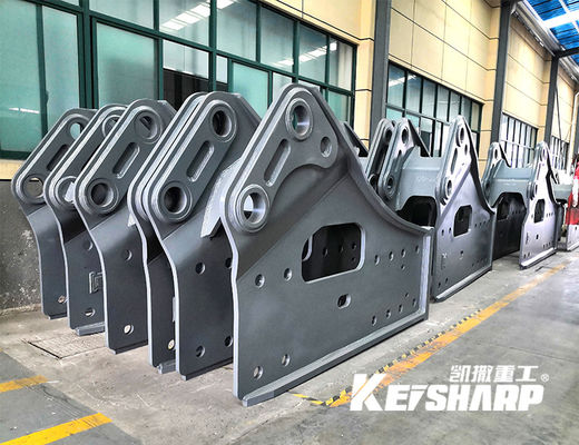 کیفیت  Side Type Hydraulic Breaker Spare Parts Bracket KS60 KS80 KS220 KS400 کارخانه
