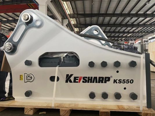 KS550 شکستن سنگ هیدرولیک 200mm Chisel Hydraulic Breaker