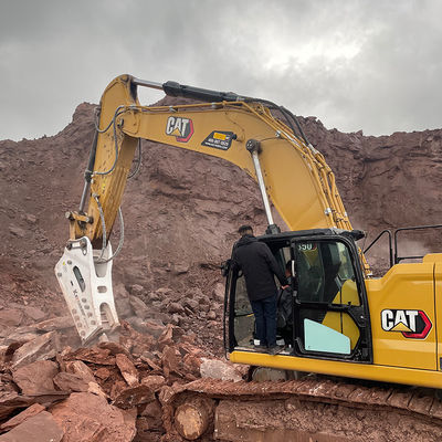 KS500 هيدرولیک Excavator Breaker Side نوع 195mm قطر چيسل