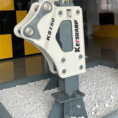 KS150 نوع جانبی شکن هیدرولیک 100mm قطر شیل 350-700bpm چکش هیدرولیک برای حفاری