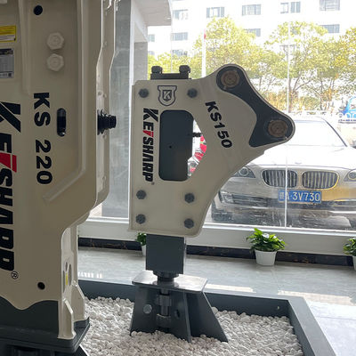 KS150 نوع جانبی شکن هیدرولیک 100mm قطر شیل 350-700bpm چکش هیدرولیک برای حفاری