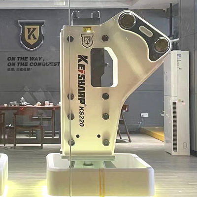KS220 نوع جانبی شکن هیدرولیک 140mm قطر شیل 400-550bpm برای 20-27 تن حفاری
