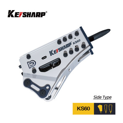 KS60 نوع سمت 53mm قطر شیل هیدرولیک شکستن ماشین مسابقه 2.5-4.5ton Excavator