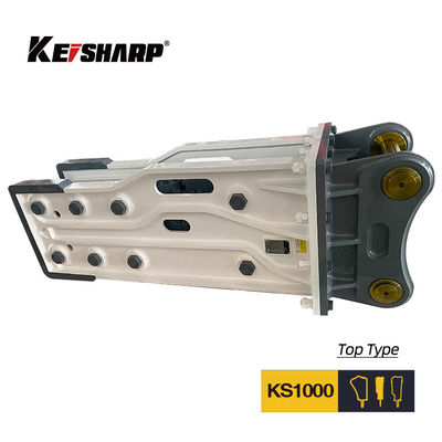 KS1000 نوع بالا شکستن هیدرولیک 255mm Chisel Excavator Rock Breaker