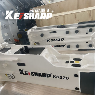 KS220 خاموش / سمت / بالا نوع هيدرولیک شکستن چکش برای حفاری