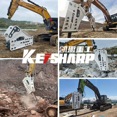 KS450 OEM ODM Excavator Hydraulic Breakers برای بزرگراه ها / معماری