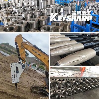 CE ISO Excavator Hydraulic Breakers قطعات یدکی هیدرولیک نوع خاموش