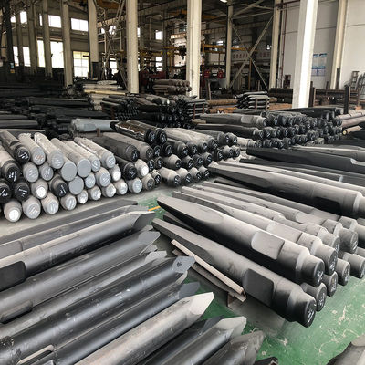 1600mm طول K190 هيدرولیک چکش چيسل برای 45-55 تن حفاری سنگ سنگ بتن شکسته دست