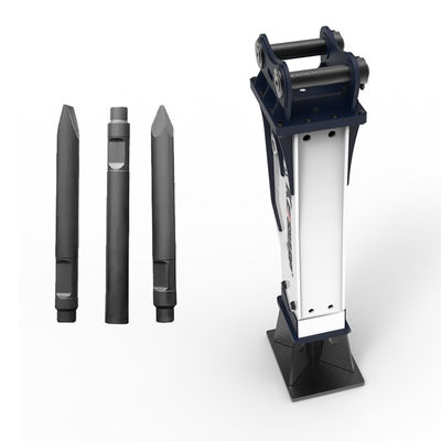 ابزار سنگ کیت شارژ نیتروژن Moil Point Hydraulic Breaker برای مینی Excavator
