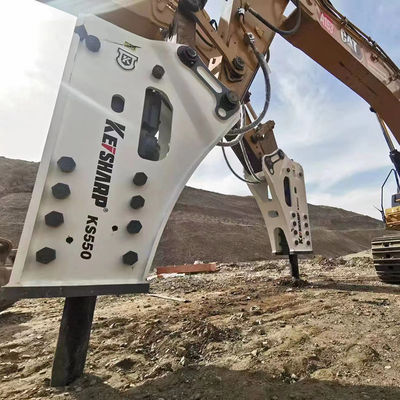 قطر 200mm Chisel KS550 هیدرولیک Rock Breaker Side نوع