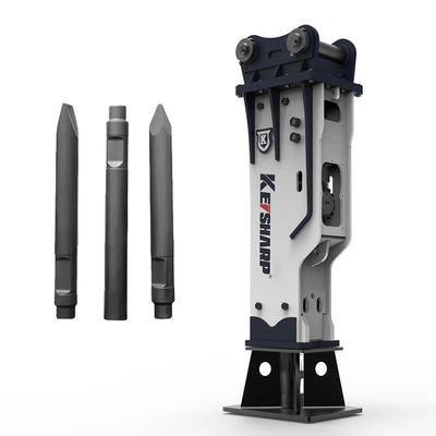 ابزار سنگ کیت شارژ نیتروژن Moil Point Hydraulic Breaker برای مینی Excavator
