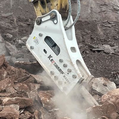 قطر 200mm Chisel KS550 هیدرولیک Rock Breaker Side نوع