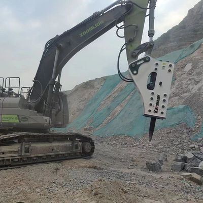 آلیاژ 50-60Ton Excavator Hammer Hydraulic Rock Breaker برای قطعات اصلی حامل