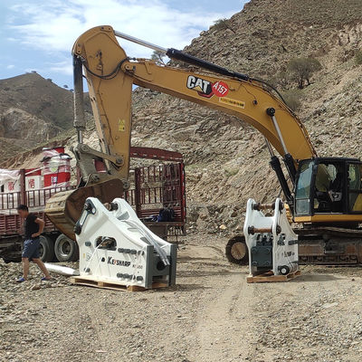 سنگ شکن هیدرولیک سنگین برای 50-60 تن کاوشگر راهنمای / شکل نامنظم