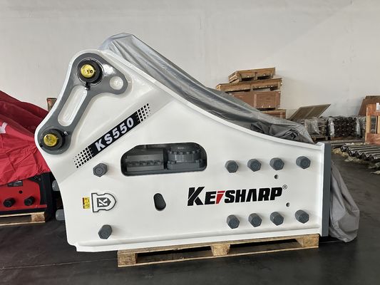 KS550 نوع جانبی شکافنده هیدرولیک با 200mm Chisel Match 50-55t Excavator