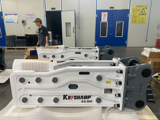 KS200 نوع بالا شکن هیدرولیک 135mm قطر چسل برای 18-22 تن حفاری