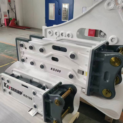 KS300 Excavator Hydraulic Rock Breaker Machine نوع بالای 150mm قطر شیل