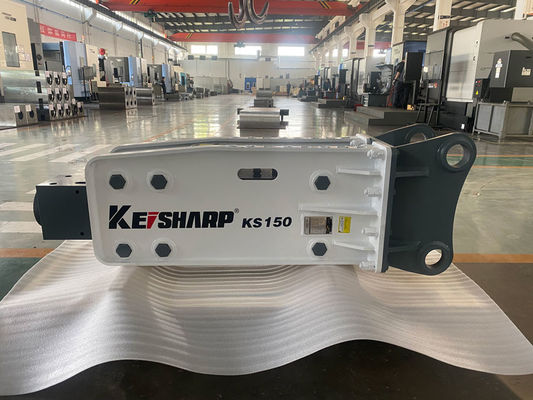 KS150 Excavator ماشین شکستن سنگ هیدرولیک نوع بالا قطر 100mm Chisel